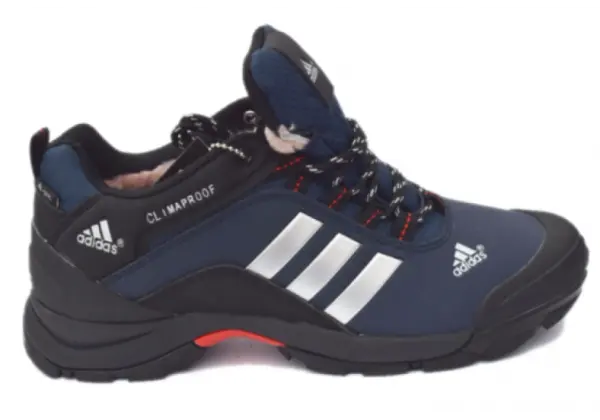 Кроссовки Adidas Terrex Climaproof Winter синие с белым